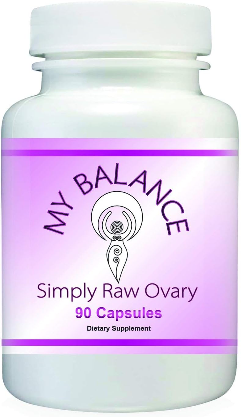 Simply Raw Ovary Glandular – Raw Bovine Ovarian Glandular for Women's Hormonal Support (90 Capsules) - görsel 1