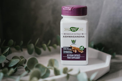 Nature's Way Ashwagandha, 60 Vegetable Capsules
