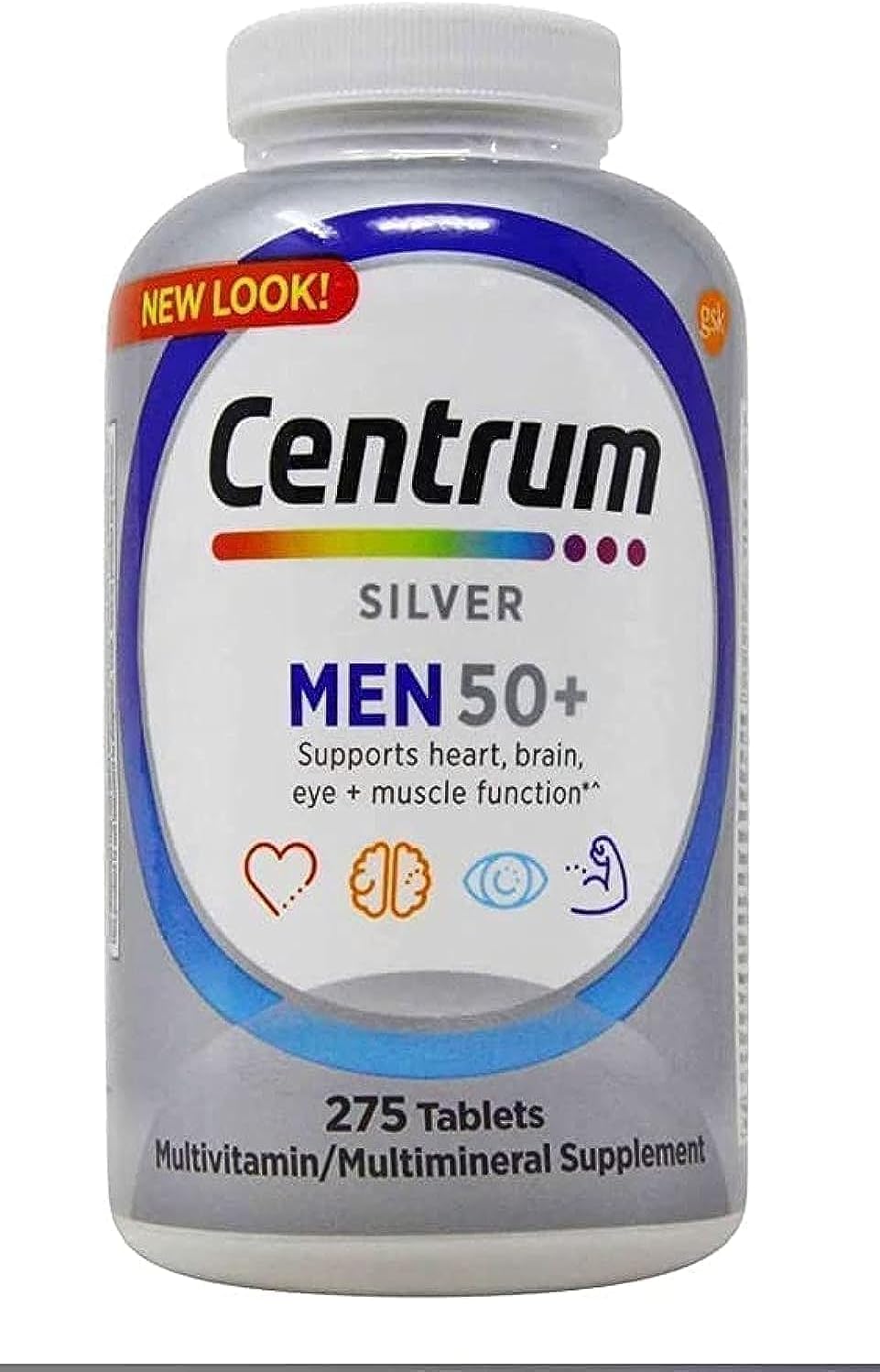 Centrum Silver Men 50+ Multivitamin, 275 Tablets - görsel 1