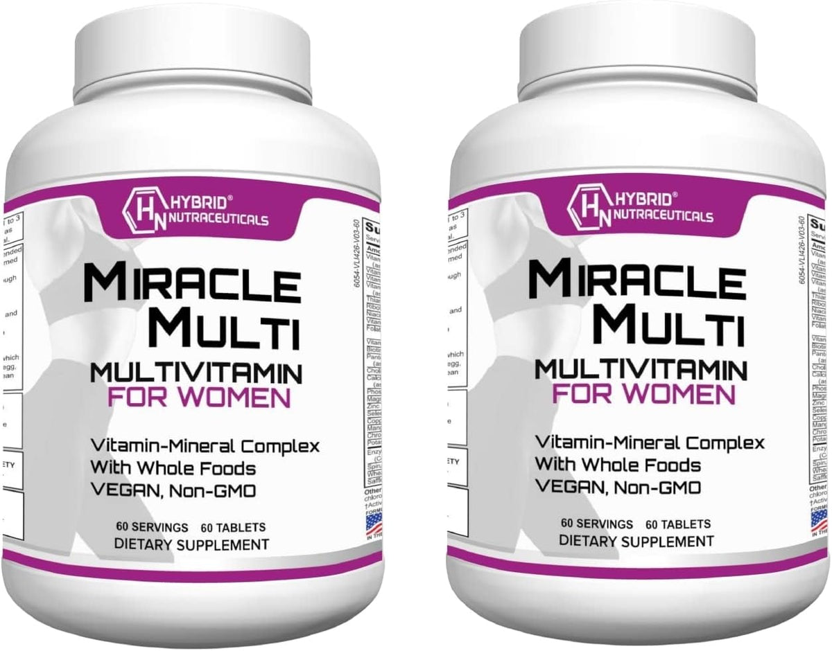 MiracleMulti Women Multivitamin with Probiotics, Biotin, Folic Acid, Enzymes & Fruit & Vegetable Blend - görsel 1