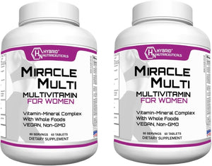MiracleMulti Women Multivitamin with – Probiotics & Digestive Enzymes : Support gut health and help break down – Image 1