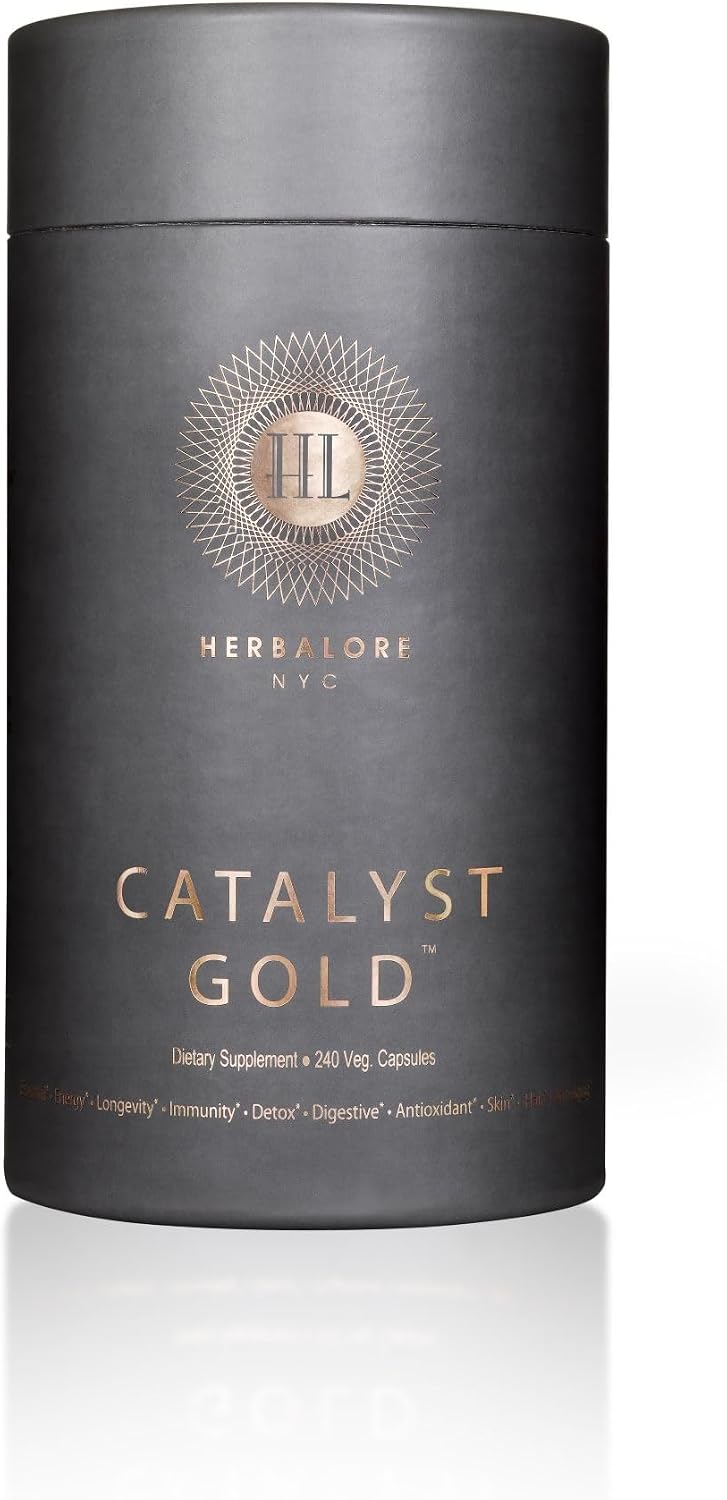 Natural Catalyst Gold Superfood Supplement for Immunity, Digestion, Hair, Skin and Nails (240 Capsules) - görsel 3