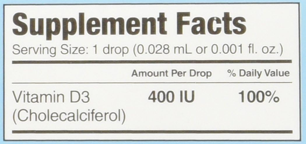 Ddrops Baby 400 IU 90 Drops 0.08 fl oz (4 Pack) - görsel 3