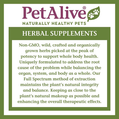 PetAlive Thyro-Pet – Herbal Thyroid Support Supplement for Dogs and Cats – 60 ml Liquid Tincture