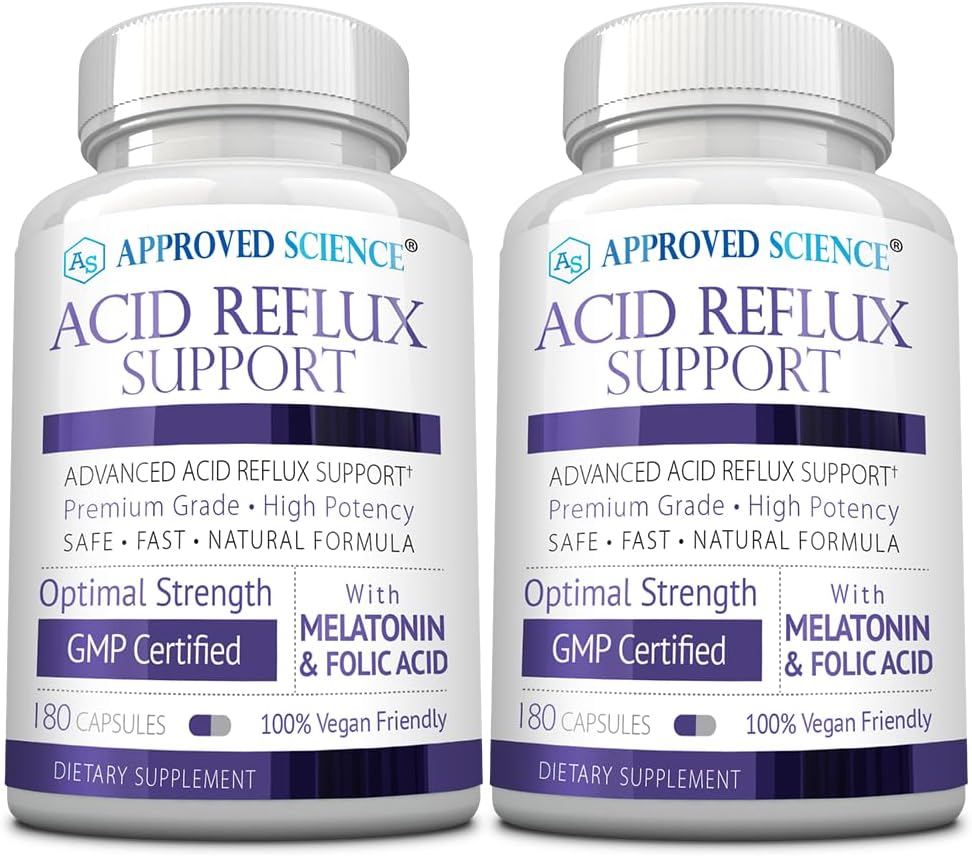 Approved Science Acid Reflux Support – 60 Capsules – Vegan - görsel 8