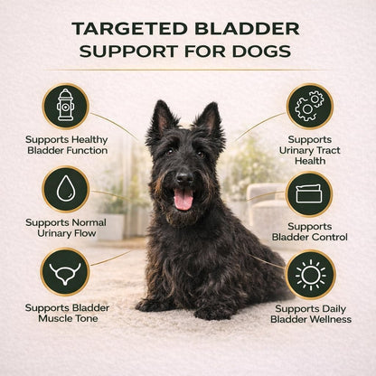 VetriScience Bladder Health Soft Chews for Dogs - Bladder Control & Urinary Support, Chicken Flavour, 60 Count