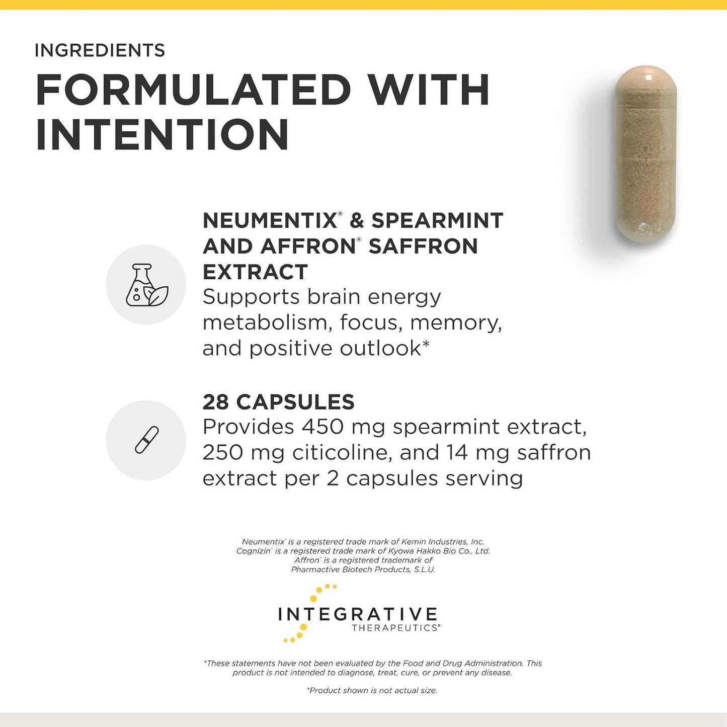 Integrative Therapeutics Neurologix – Nootropic Supplement with Saffron & CDP-Choline for Brain Health - görsel 5