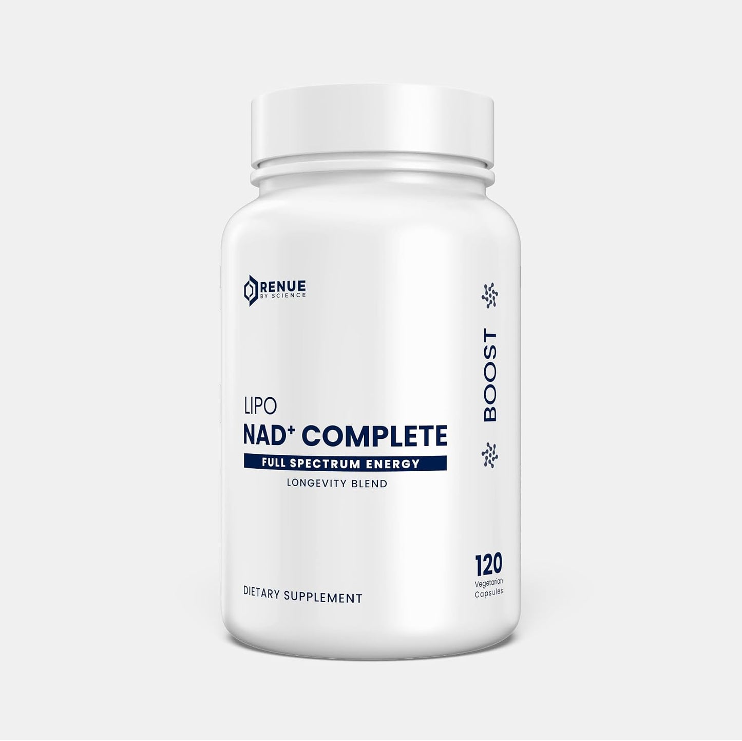 Renue By Science NAD+ Complete - Liposomal NAD Supplement with NMN, NR & Trigonelline (120 Capsules) - görsel 1