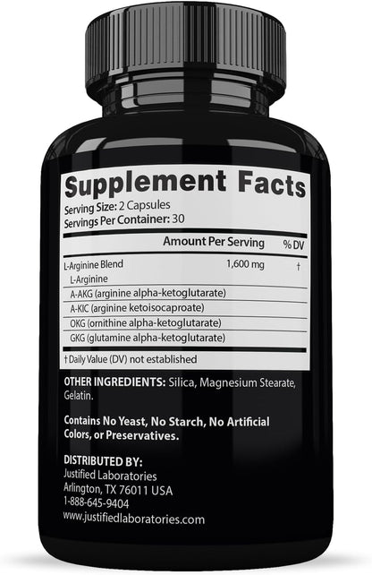 (2 Pack) Savage Grow Max 1600mg Advanced Men's Health Formula 120 Capsules