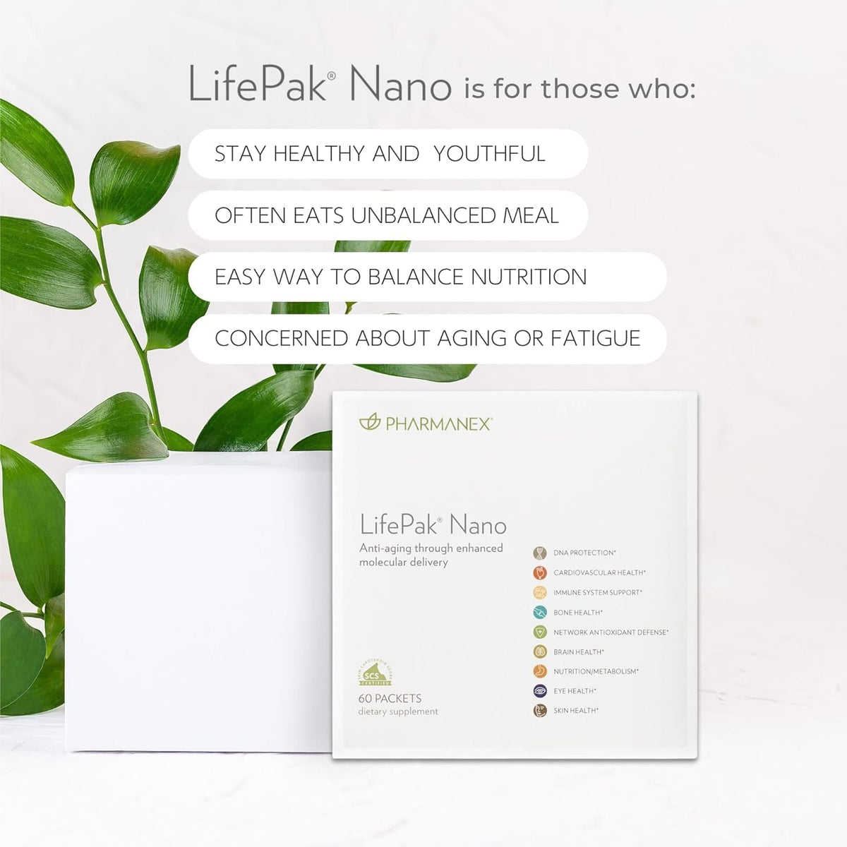 Nu Skin Pharmanex LifePak Nano Daily Food Supplement - 60 Sachets - görsel 5