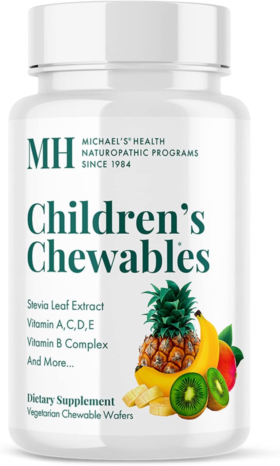 Michael's Health Children's Chewables - Multivitamin & Mineral Supplement - Fruit Punch Flavour - 120 Vegetarian Wafers - görsel 1