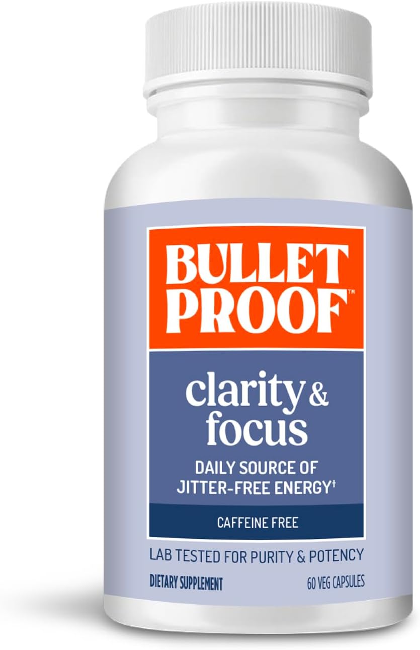 Bulletproof Clarity & Focus Capsules – Caffeine-Free Cognitive Support - görsel 1