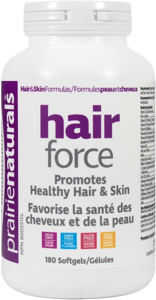 Prairie Naturals Hair-Force, 180 softgels - görsel 1