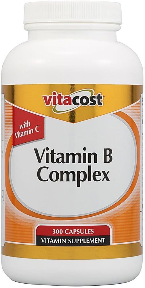 Vitacost Vitamin B Complex with Vitamin C - 300 Capsules - görsel 1