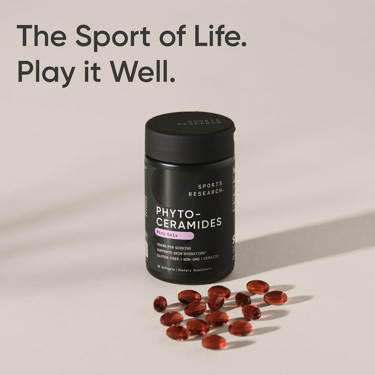 Sports Research Phytoceramides 350mg - 30 Liquid Softgels - görsel 7