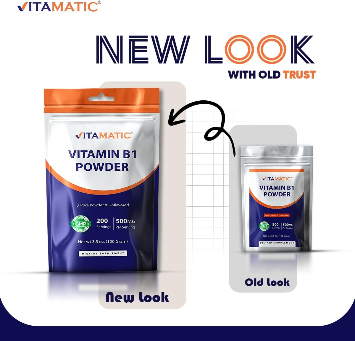 Vitamatic Vitamin B1 Pure Powder - 100 Grams (Thiamine Mononitrate) - görsel 8