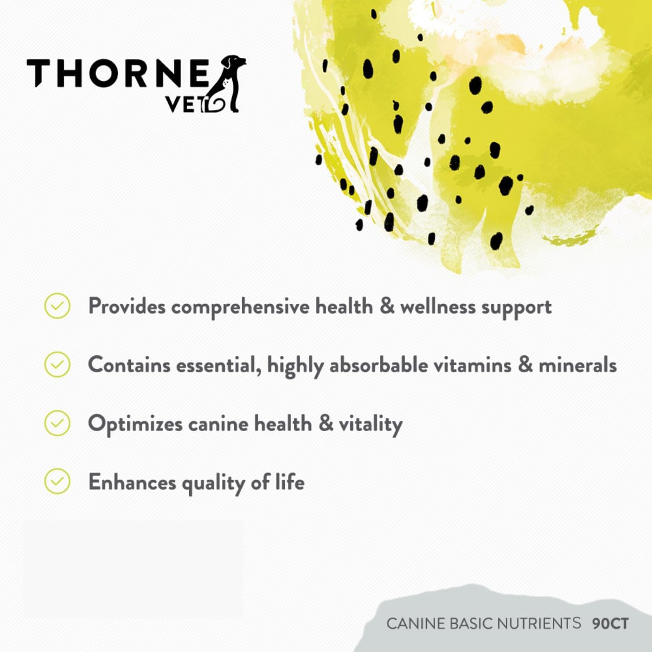 ThorneVET Canine Basic Nutrients – Multivitamin Support for Dogs, 90 Soft Chews - görsel 4