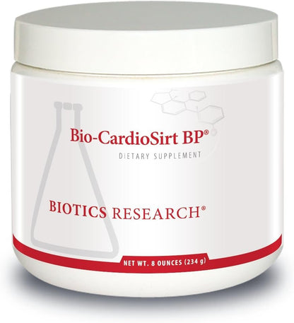 BIOTICS RESEARCH Bio CardioSirt BP Patented Easy to Mix Powder – 8 oz (227 g)