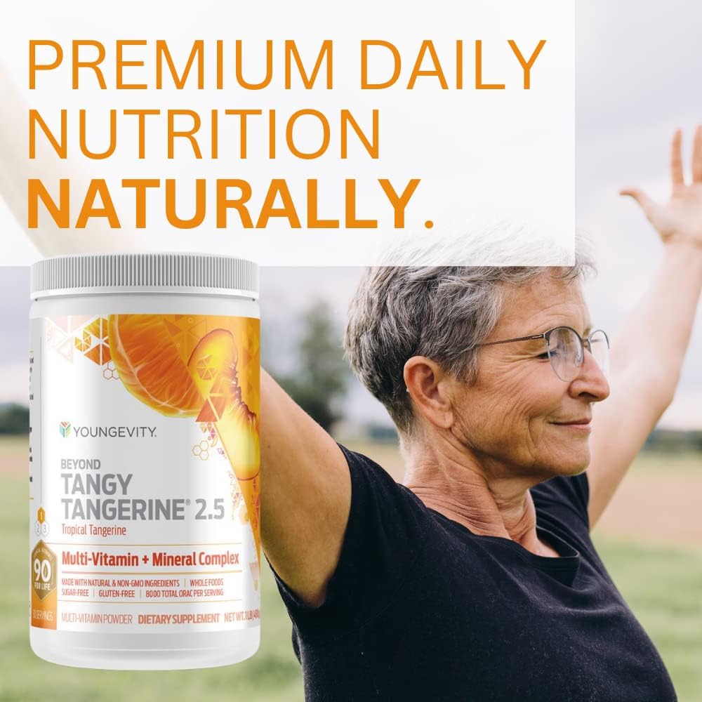 Youngevity Beyond Tangy Tangerine 2.5 Tropical Tangerine - Ultimate Multivitamin & Mineral Complex (30 Servings) - görsel 3