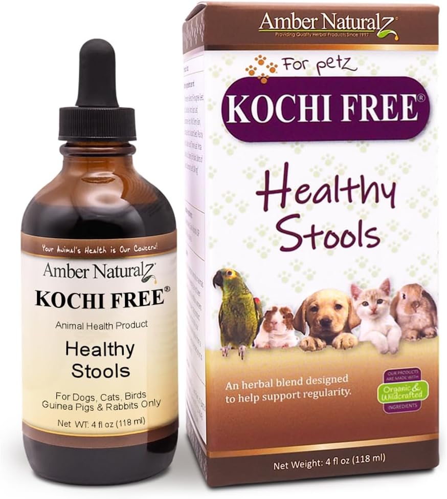 Amber NaturalZ Kochi Free Herbal Supplement for Pets – Supports Digestive Balance – 118ml - görsel 1
