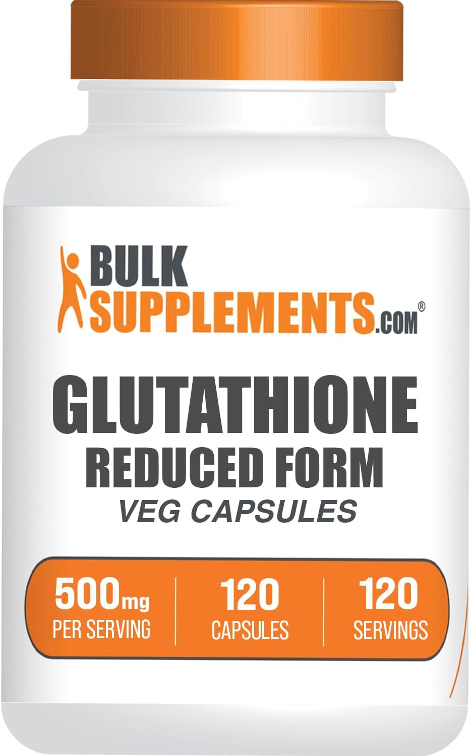 Glutathione Reduced Capsules 500 mg - 120 Capsules - görsel 1