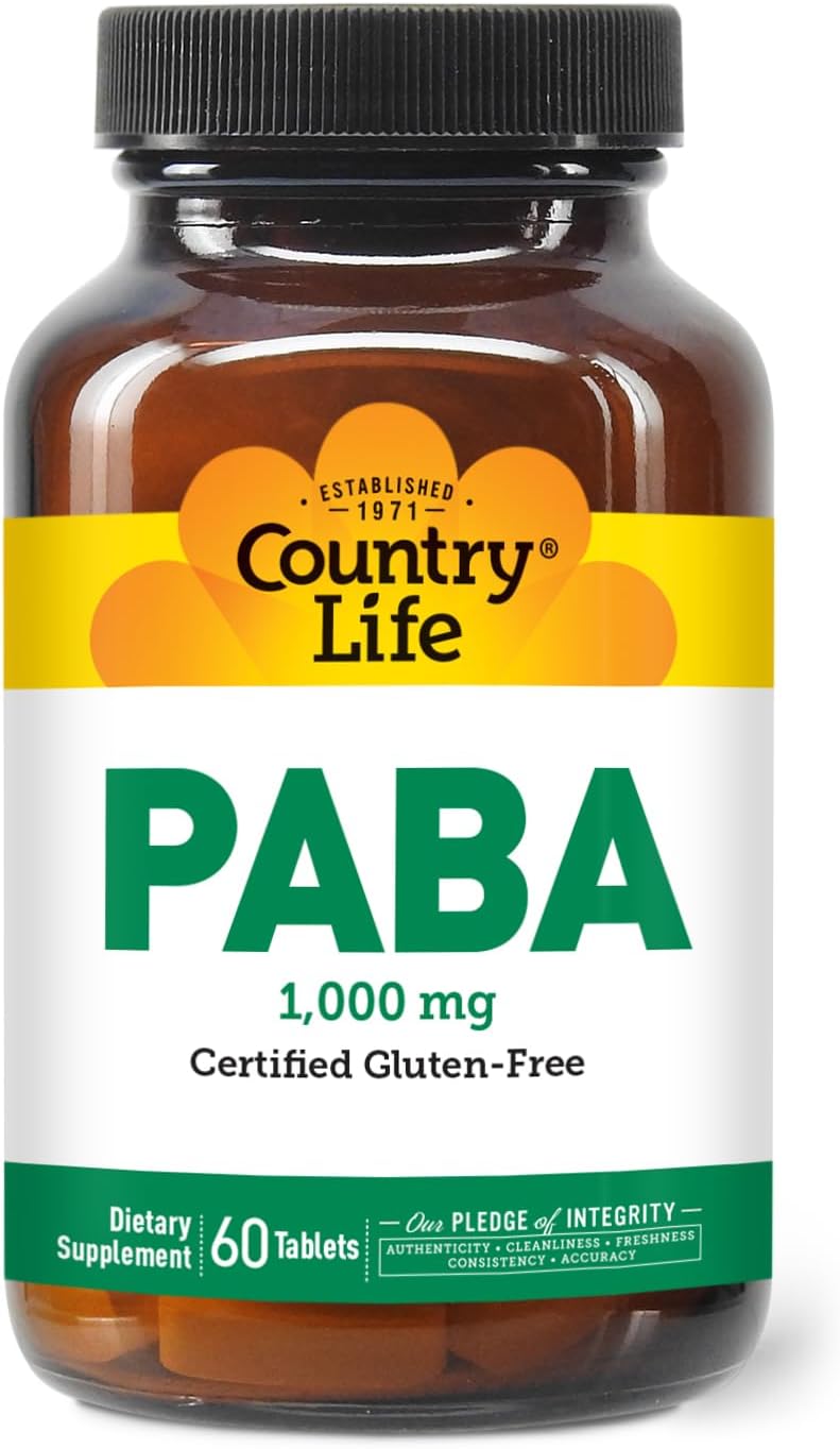 Country Life PABA 1000mg, 60 Tablets - görsel 1