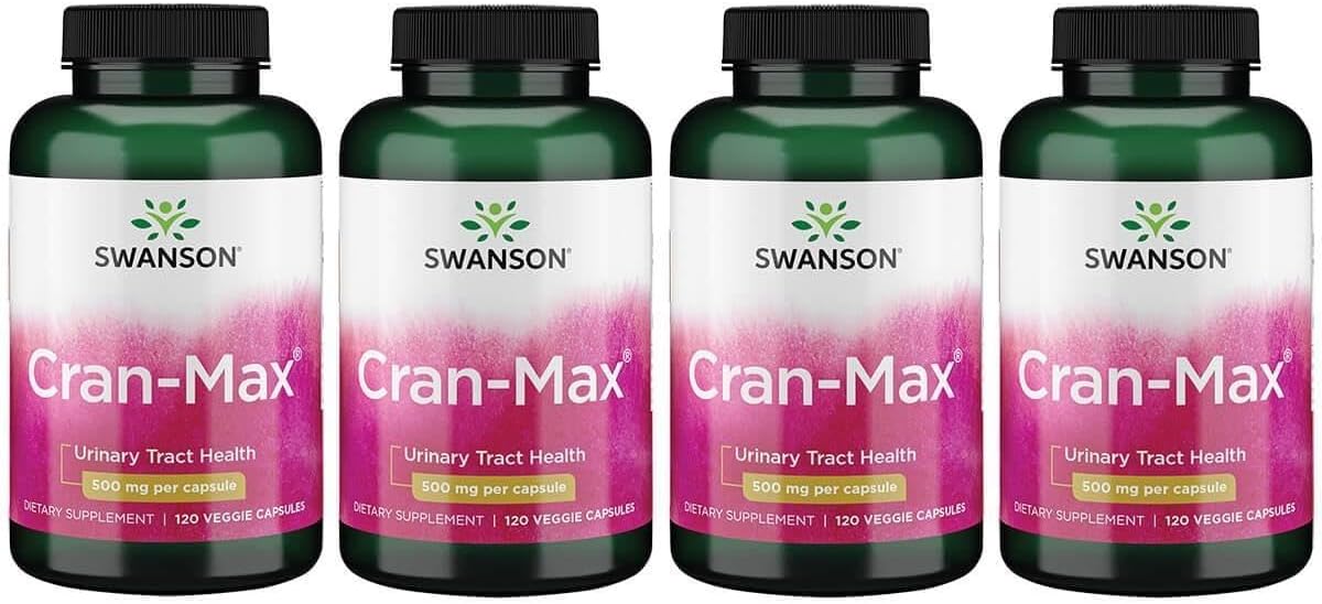 Swanson Cran-Max 500 mg 120 Veg Capsules (2 Pack) - görsel 8