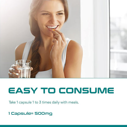 Hybrid Nutraceuticals Bovine Colostrum 500mg 120 Capsules (30% IgG)