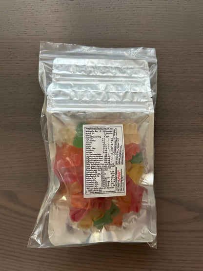 Irish Sea Moss Gummies – Raw Organic Wildcrafted Sun-Dried with Bladderwrack & Burdock Root – Keto Vegan Non-GMO (Elderberry)