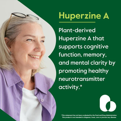 BESTVITE Huperzine A 200mcg – Naturally Derived, Vegan, Non-GMO, 120 Capsules