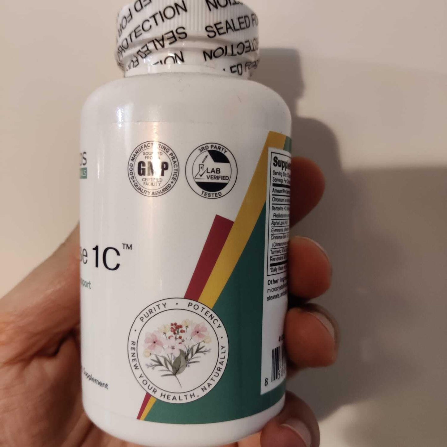 FitCose 1C - Food Supplement with Berberine, Chromium and Cinnamon - görsel 4