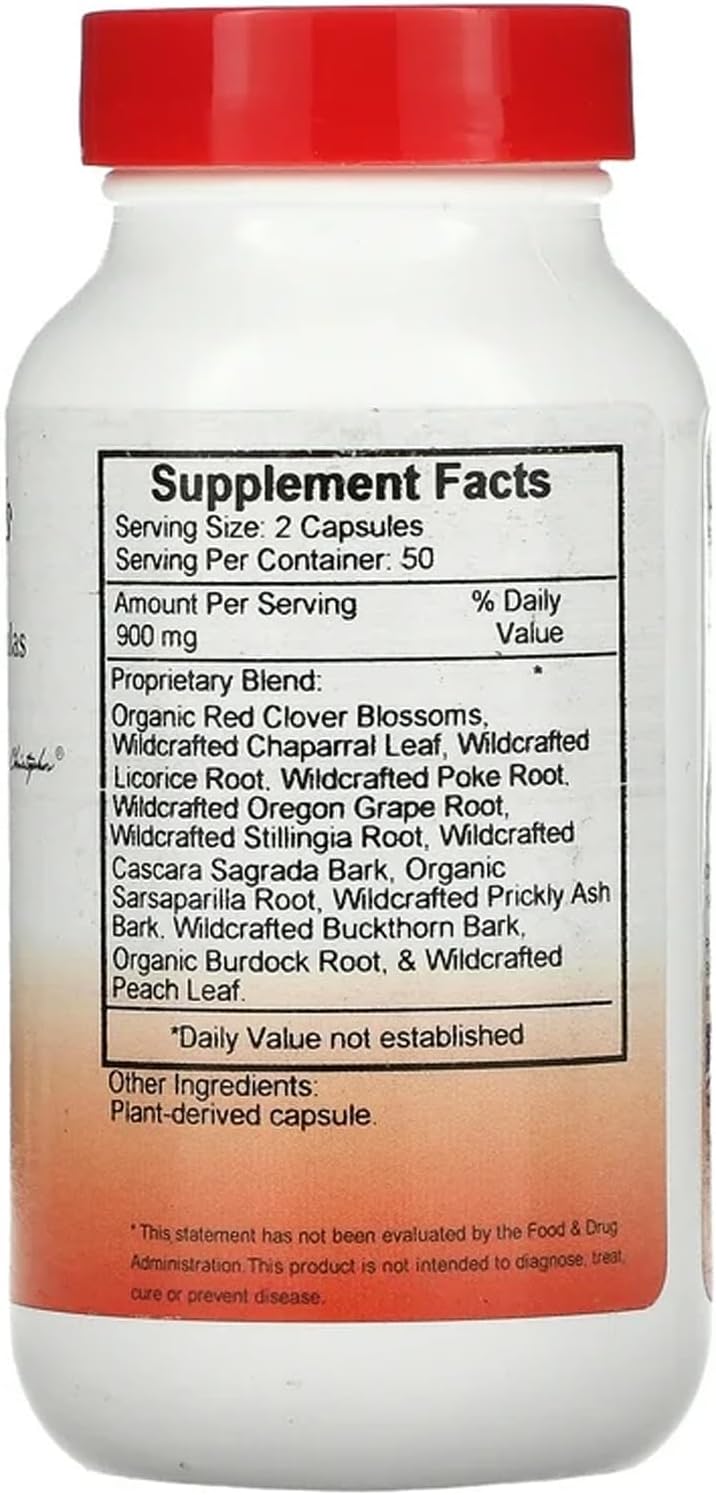 DR. CHRISTOPHER'S Formulae Blood Stream Formula, 100 Caps - görsel 2