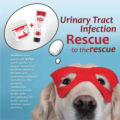 Azoflora Kidney Support Supplement for Dogs – Chicken Flavour Soft Chews (90 Count)