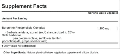 ANDREW LESSMAN Berberine Phospholipid Complex - 30 Capsules