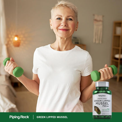 Piping Rock Green-lipped Mussel – Freeze-dried from New Zealand – 120 Capsules