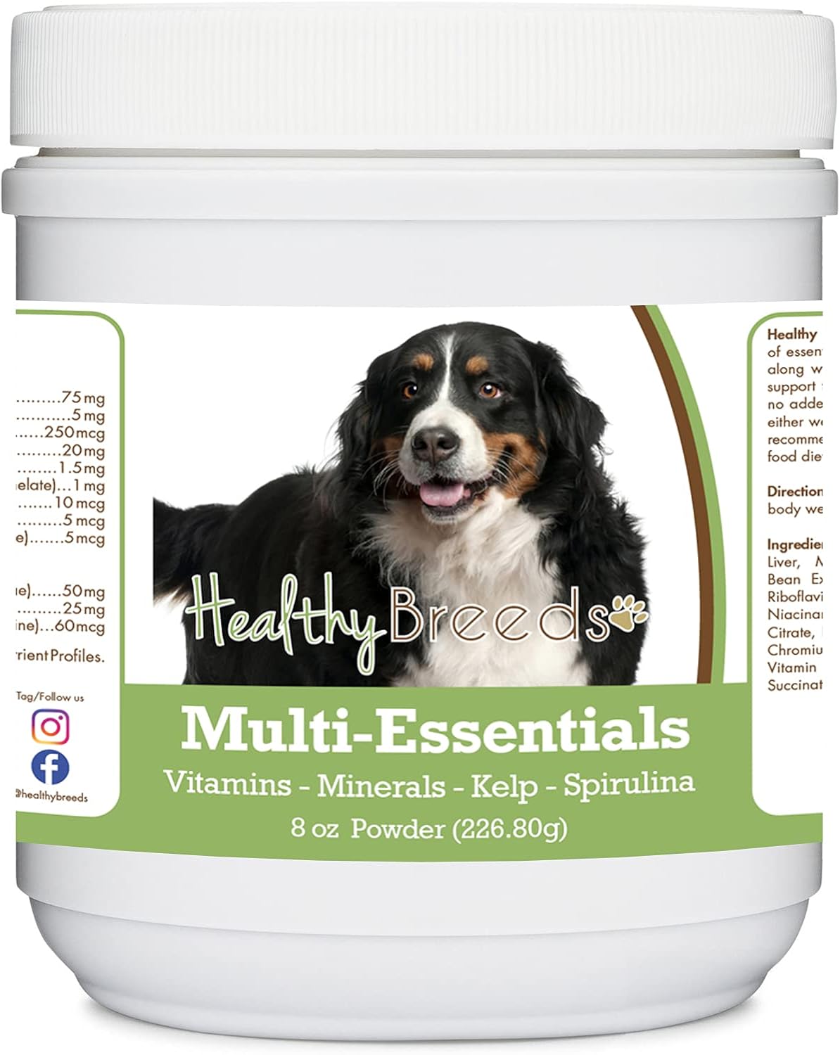 Healthy Breeds Bernese Mountain Dog Multi-Essentials Powder for Dogs 227 g - görsel 1