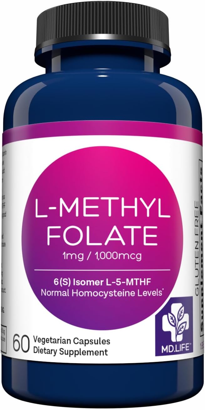 MD Life L-Methylfolate 1mg, 60 Capsules - görsel 1