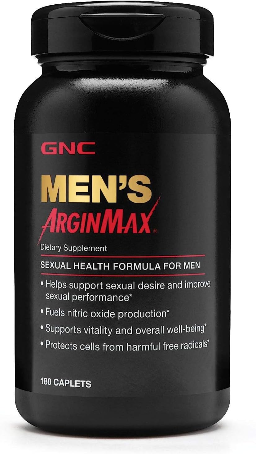 GNC Men's ArginMax Sexual Health Supplement - 180 Tablets - görsel 1