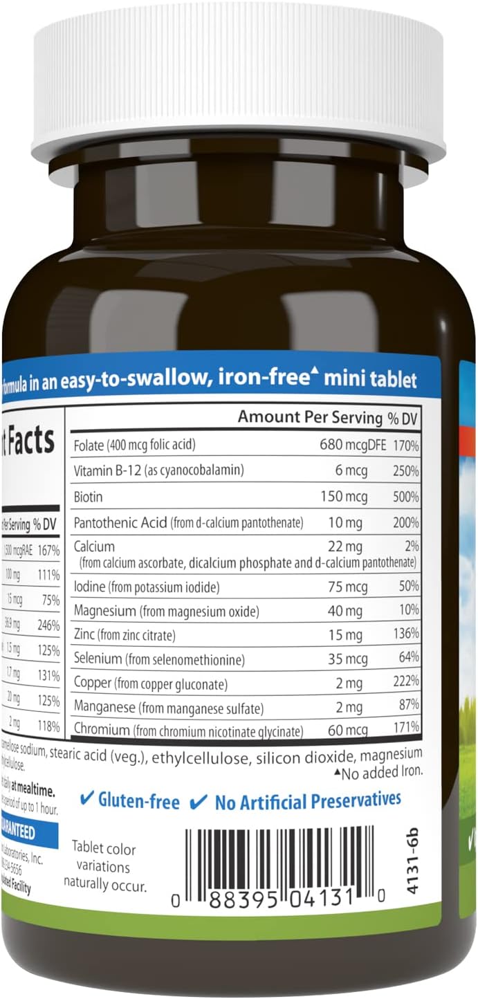 Carlson Labs Mini-Multi Vitamins & Minerals, 90 Tablets - görsel 3