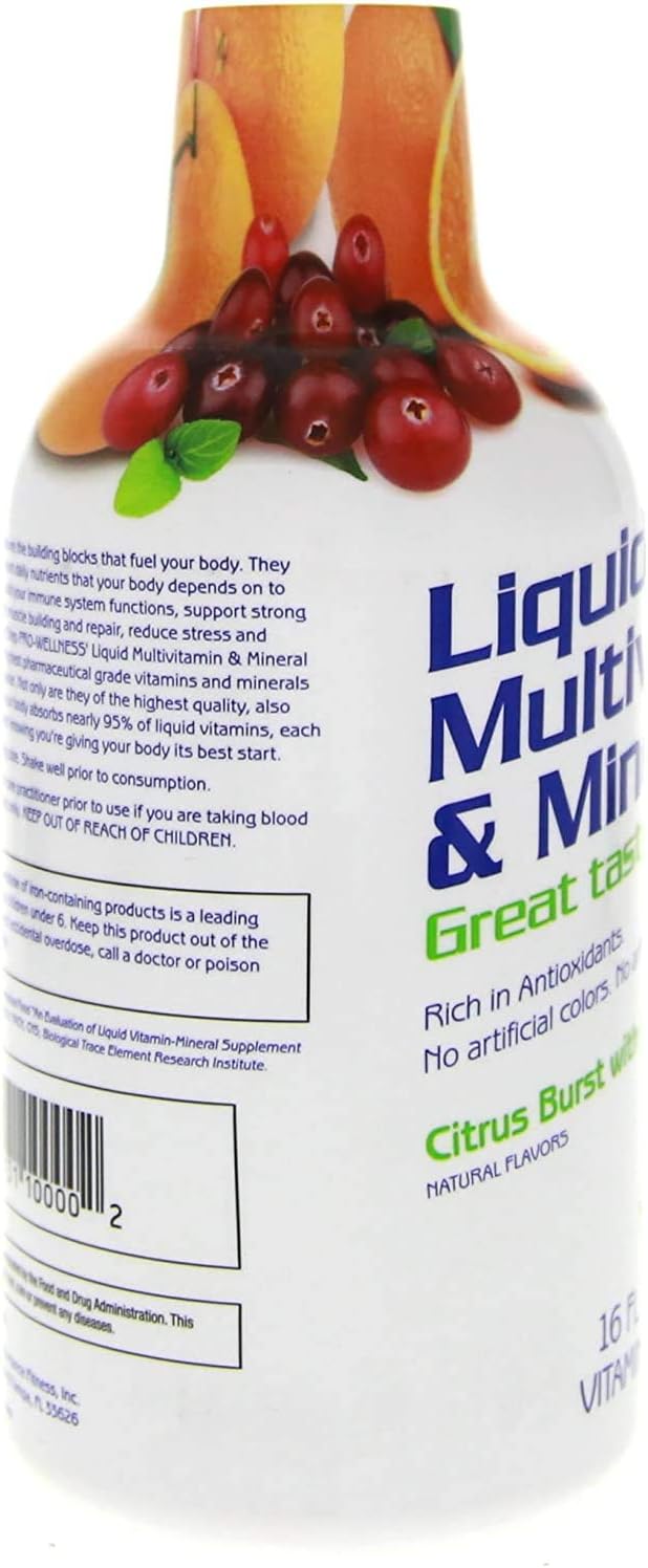 1st Step for Energy Liquid Multivitamin & Mineral Citrus Burst, 16 fl oz (473 ml) - görsel 4
