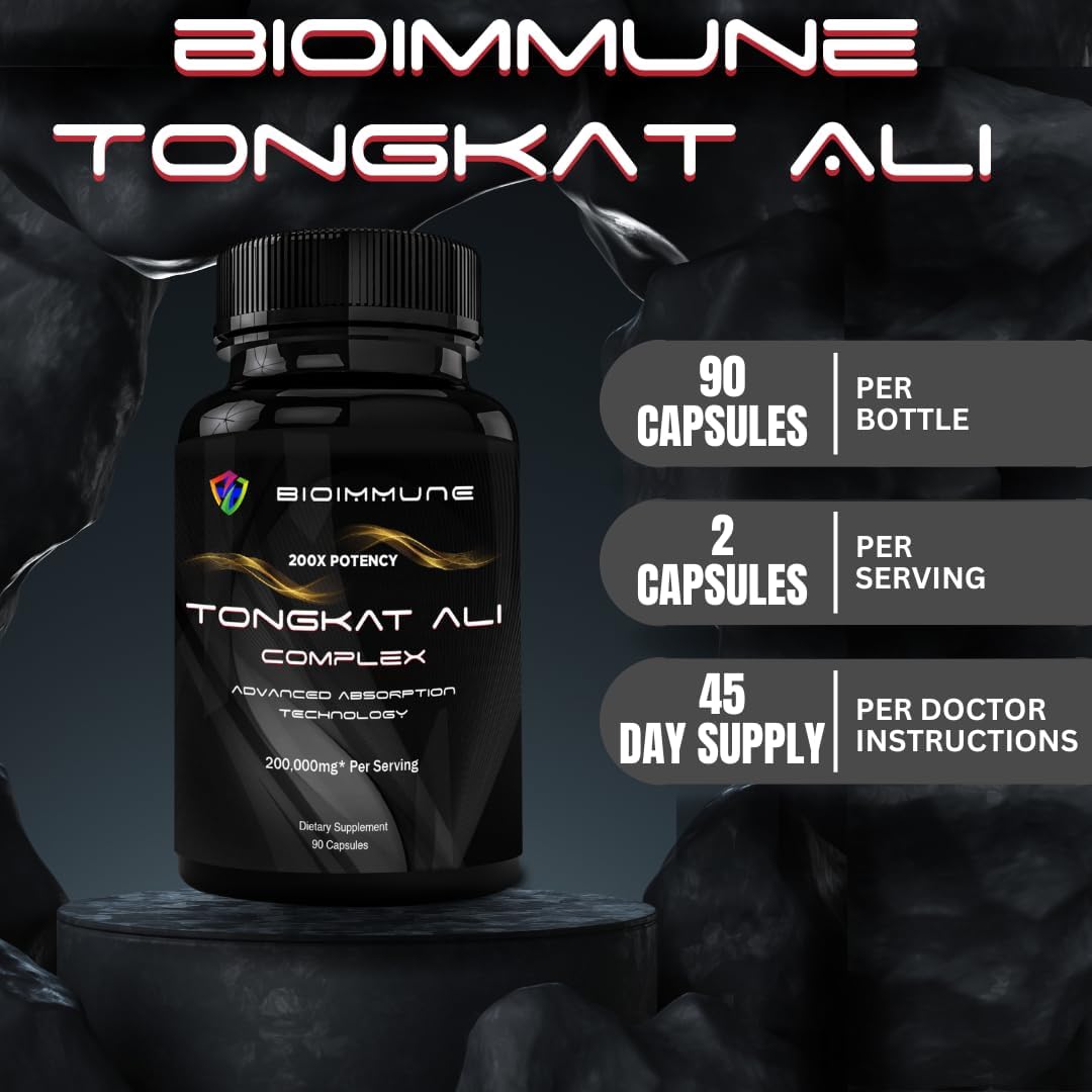 BioImmune Tongkat Ali Ultra Concentrated Extract Capsules - görsel 8