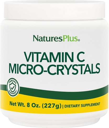 NaturesPlus Vitamin C Micro-Crystals – 8 oz (Pack of 2)
