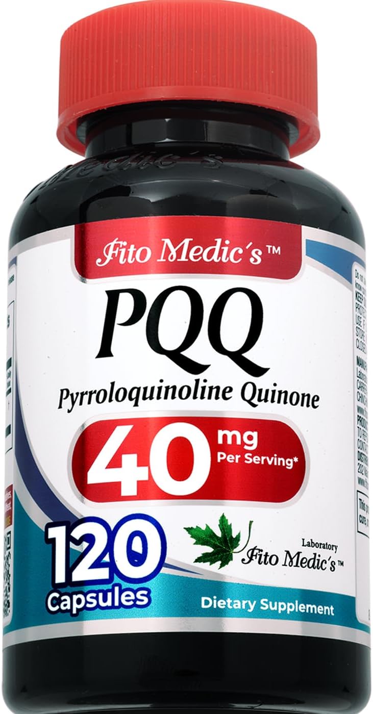 FITO MEDIC'S Lab PQQ Supplement – 40 mg Pyrroloquinoline Quinone, 120 Capsules, Ultra-High Absorption - görsel 2