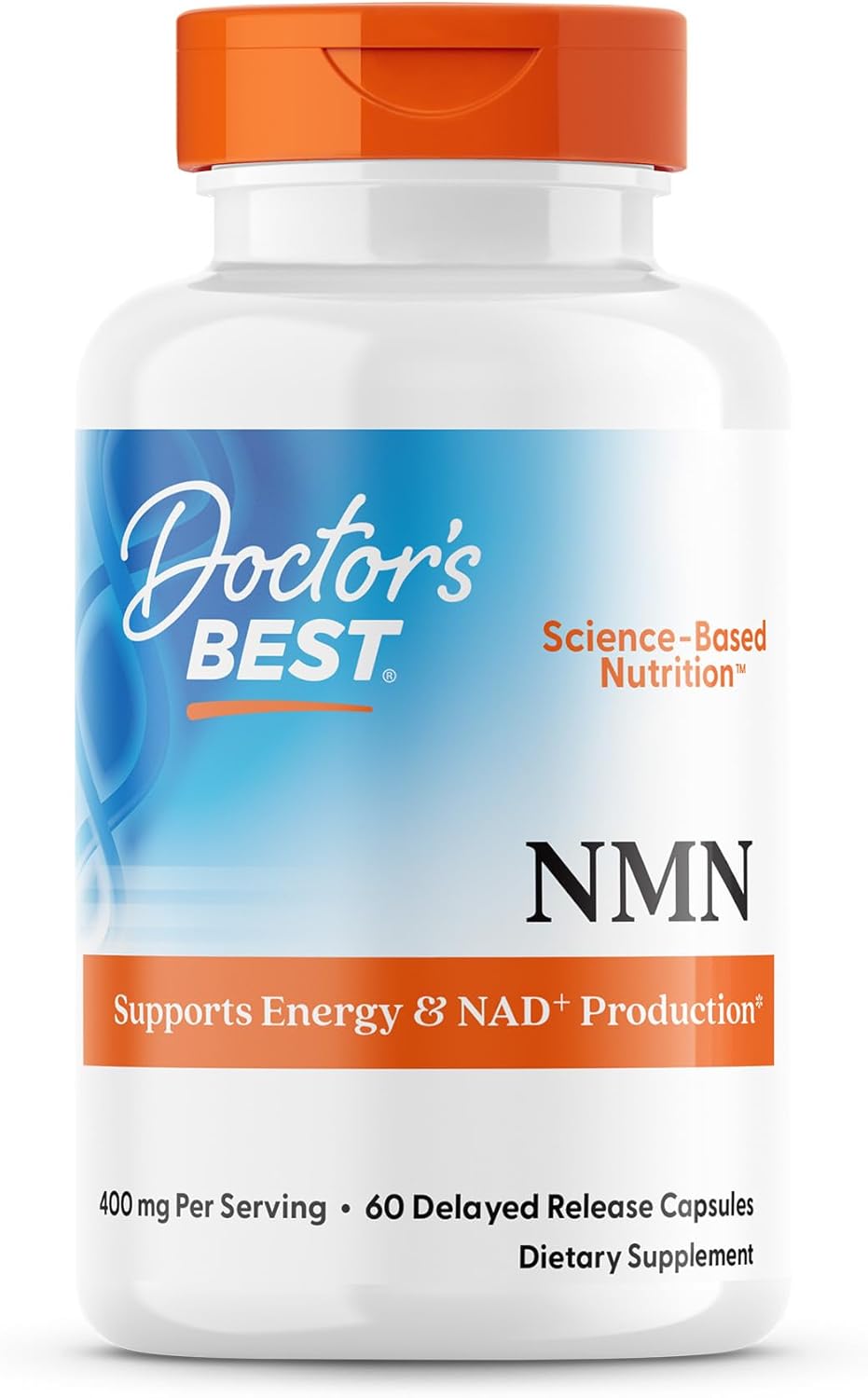 Doctor's Best NMN Supplement – 200 mg per Capsule, 60 Veg Caps, Supports NAD+ & Cellular Energy - görsel 1