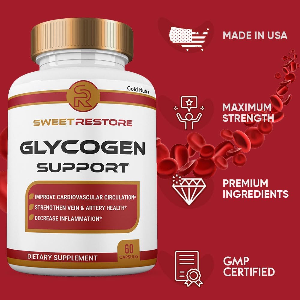 Sweet Restore Capsules – All-Natural Maximum Strength Glyco Pills, 2 Months' Supply (2 Pack) - görsel 4