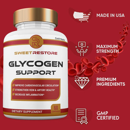 Sweet Restore Capsules – All-Natural Maximum Strength Glyco Pills, 2 Months' Supply (2 Pack)