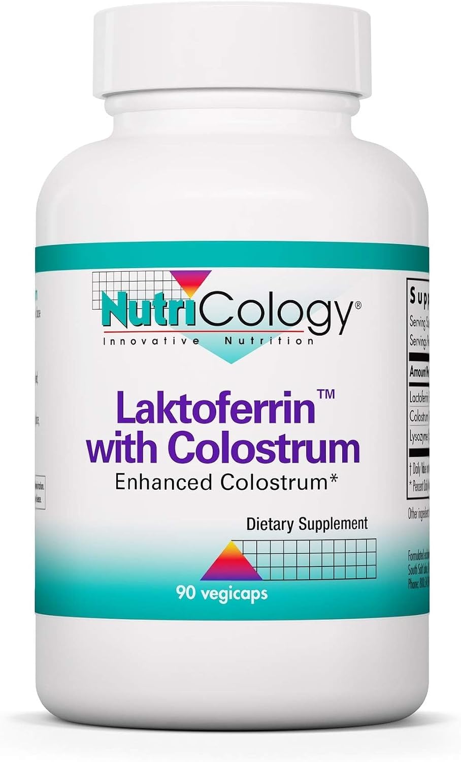 Allergy Research Group NutriCology Laktoferrin with Colostrum – 90 Capsules - görsel 1