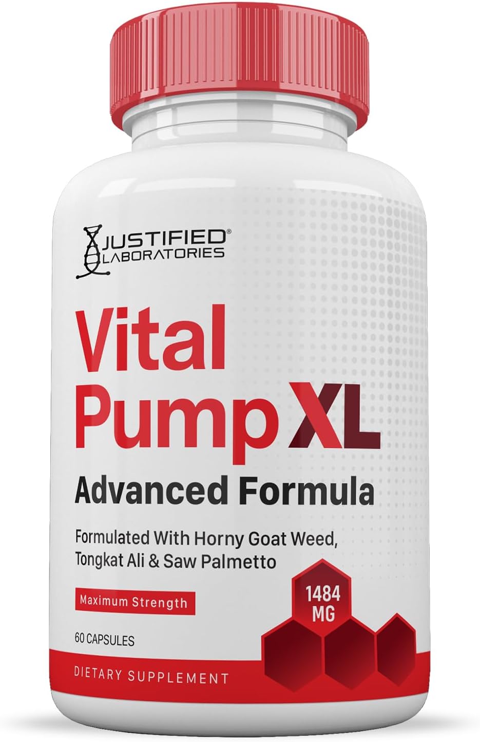 Vital Pump XL Pills 1484mg Advanced Formula Proprietary Blend for Men's Health 60 Capsules - görsel 4