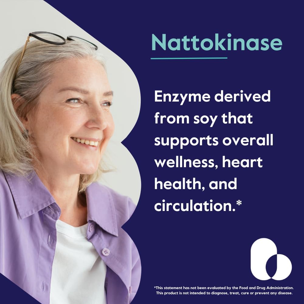 BESTVITE Nattokinase 100mg (2000 FU) – 120 Vegetarian Capsules - görsel 2