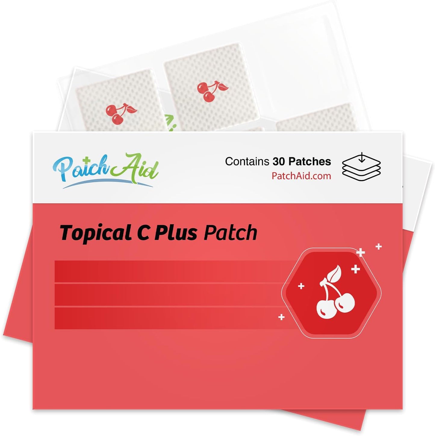 PatchAid C Plus Topical Patch | 2500mg Vitamin C for Immune Support and Antioxidant Complex, 8-Hour Wear, 30 Day Supply - görsel 1